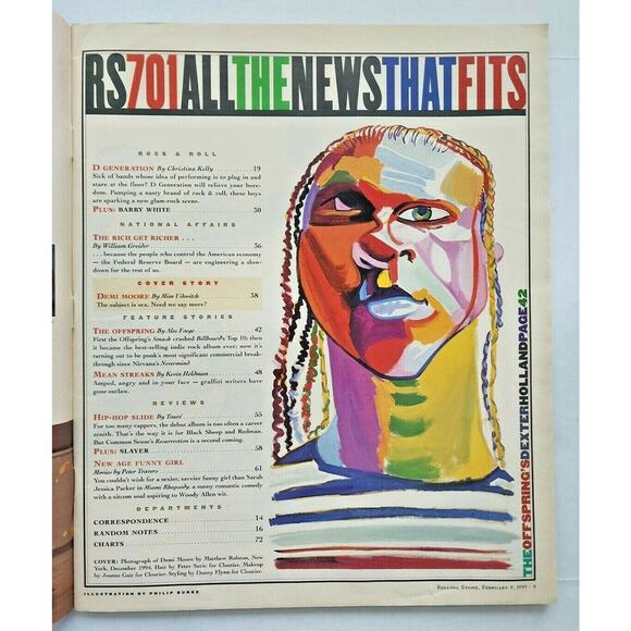 Rolling Stone Magazine Issue #701 Demi Moore Subject is Sex 2/9/95 M26 - Picture 3 of 5